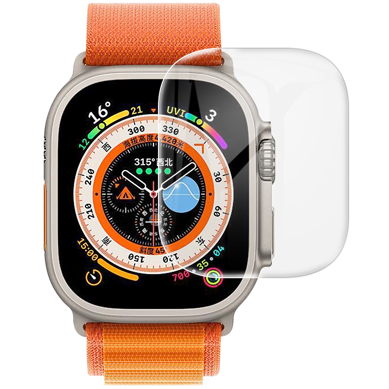 Ochronna folia hydrożelowa na ekran Imak Hydrogel do Apple Watch Ultra 49mm, 2 sztuki